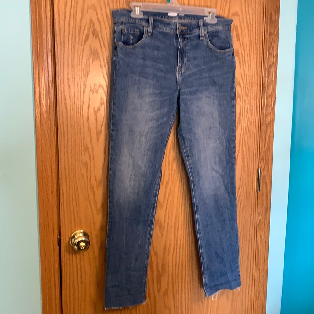 Blue boyfriend jeans